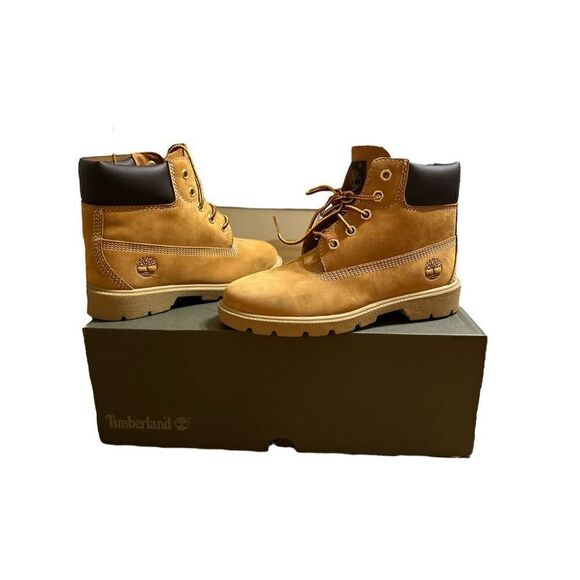 TIMBERLAND YOUTHS 6" CLASSIC WATERPROOF BOOT TB010760 WHEAT - Picture 1 of 7